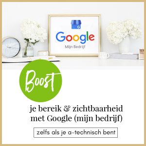 Shop 7 Boost je bereik en zichtbaarheid met Google Mijn Bedrijf