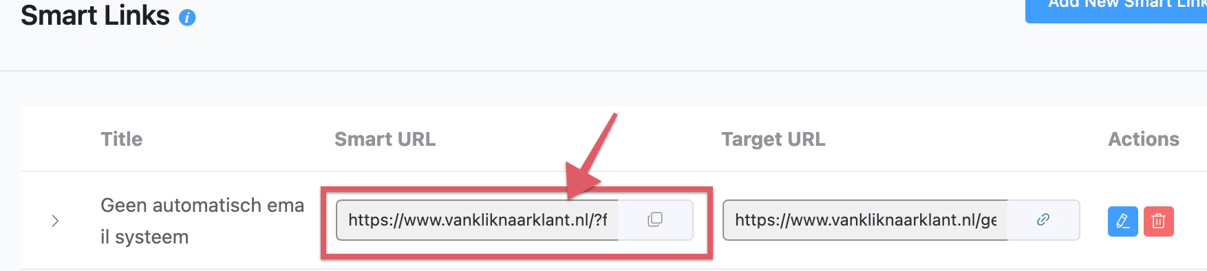 FluentCRM smartlinks FluentCRM smartlinks